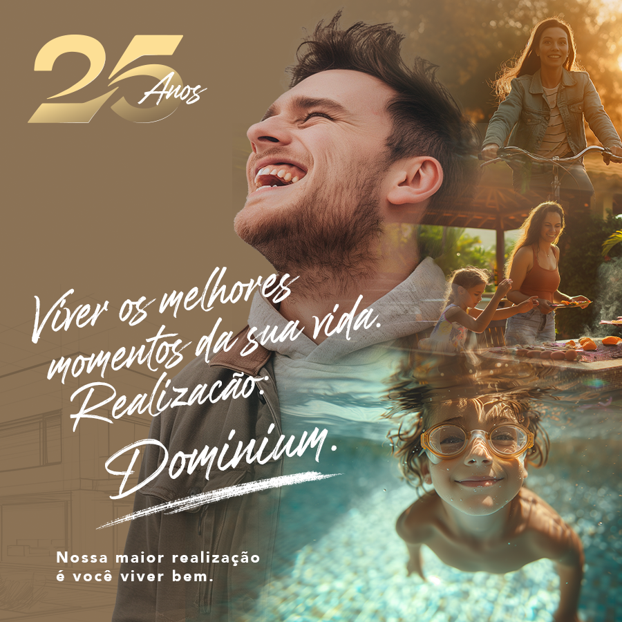 Estar cercado pela natureza e por quem você ama. Realização. Dominuium.